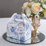 Elevate Your Celebrations with White Blue Candy Gift Tote Boxes