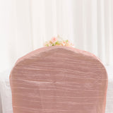Dusty Rose Banquet Chair Cover