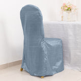 Invest in Elegance with the Reusable Dusty Blue Banquet Chair Cover
