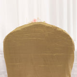 Unleash Your Creativity with the Gold Crinkle Crushed Taffeta Chair Cover