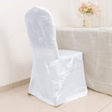 White Reusable Chair Cover