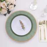 Create a Five-Star Tablescape with Sage Green Gold Decorative Chargers